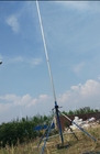 10m 30ft outdoor telescopic mast guyed tower telescoping mast  WiFi Site Surveying mast antenna mast